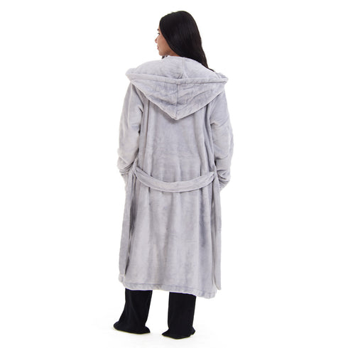 Snuggs Blanket Robe Light Grey
